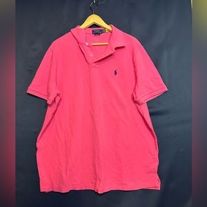 Polo Ralph Lauren Pink Polo Shirt Size Xtra Large Barbie Men’s